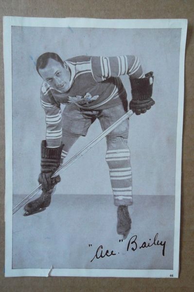 Vintage Hockey Skates Ace Bailey 1930s Toronto Maple Leafs Probilt